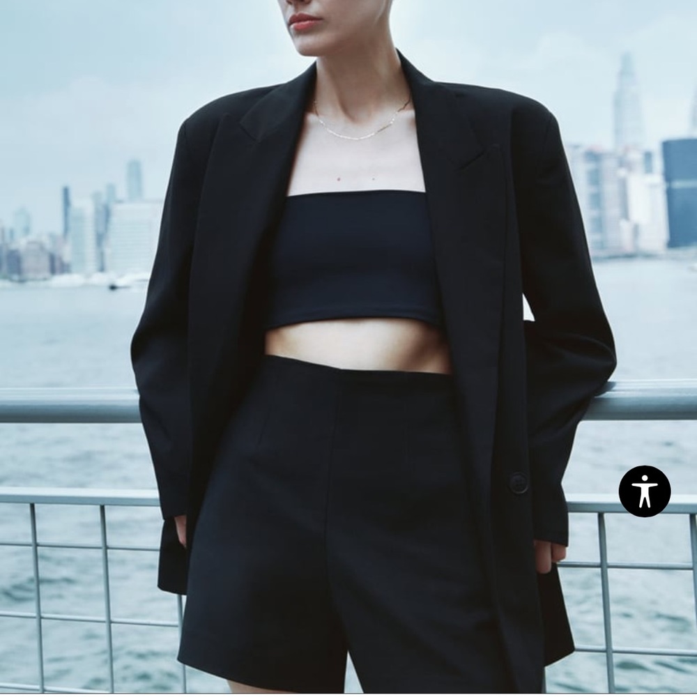 Wome. Blazer OVERSIZED DOUBLE BREASTED JACKET